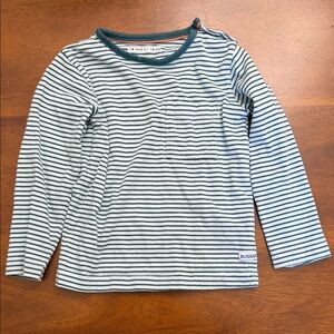 RuggedButts Green & White Striped Long-Sleeve Tee
